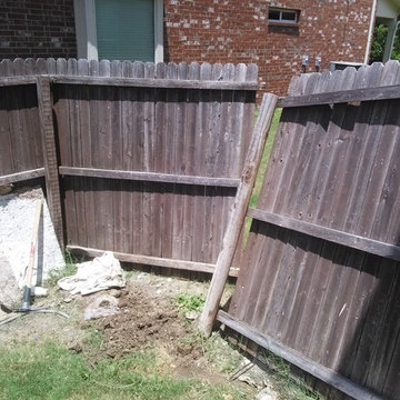 wood fence repair Dallas