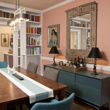 Mid-Century Modern Chef's Kitchen in Lanier Heights