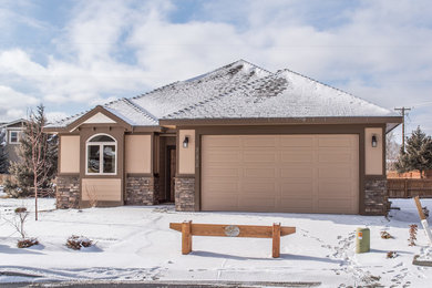 Transitional exterior home idea in Other