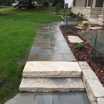 Front Entry Patio and Walk