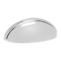 Cosmas - Cosmas 783 Cabinet Cup Pull, Polished Chrome - Cabinet And Drawer Handle Pulls