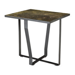 French Heritage - Swerve Square End Table - Side Tables And End Tables