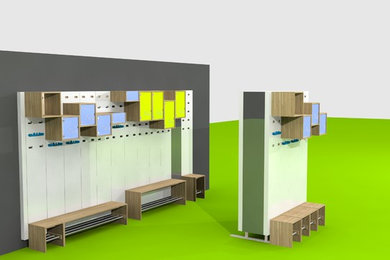 Jambo - modulares Garderobensystem für Kitas