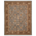 Nourison - Nourison Nourison 3000 Area Rug, Light Blue, 8'6"x11'6" - This is one of Nourison's signature collections and features exquisitely hand-embossed, traditional Persian designs, intricately woven with generous portions of pure silk. This elegant collection sets a new standard in superb construction, sophistication and beauty that rival the world's finest heirloom rugs. Pure 100% New Zealand Wool Fields with genuine Silk. Handmade. Hand Embossed