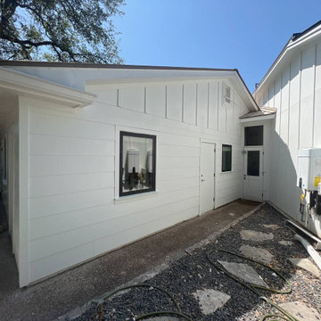 James Hardie Plank & Board and Batten in Arctic White