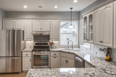 Example of a kitchen design in Other