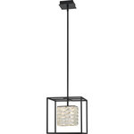 Quoizel - Quoizel Dazzle LED Pendant PCDZ2812MBK - LED Pendant from Dazzle collection in Matte Black finish. Max Wattage 23.00 . No bulbs included. Make a sophisticated statement with the Dazzle collection. The open frame enhances the clean, modern lines that accent the arrangement of clear bevel-cut crystal glass. This fixture is finished in Matte Black and uses integrated LED for long lasting performance and low maintenance. No UL Availability at this time.
