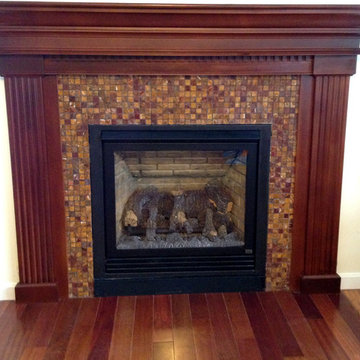 fireplace mantel