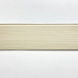 Abolos - Monroe 4"x16" Glossy Textured Glass Subway Tile,Madrid Beige, Set of 18 - Wall And Floor Tile