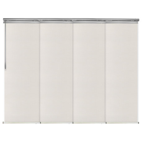 Nikolina 4-Panel Track Extendable Vertical Blinds 48-88"W