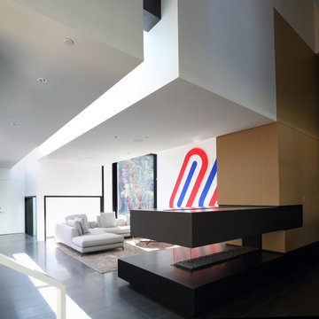Concealed storage in wall