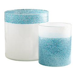 WHITE COLORBLOCK CANDLEHOLDERS - Candles And Candleholders