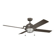 65" Maor LED Patio Fan, Olde Bronze