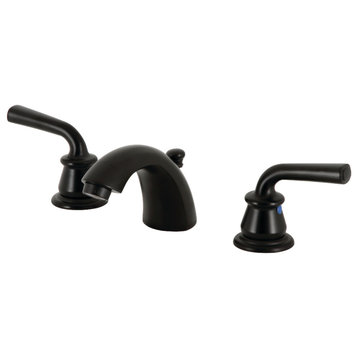 Kingston Brass KB950RXL Mini-Widespread Bathroom Faucet, Pop-Up Drain