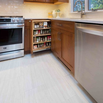 Cherry Shaker Cabinets in Billerica MA