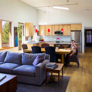 Contemporary LEED Platinum Salem Custom Home