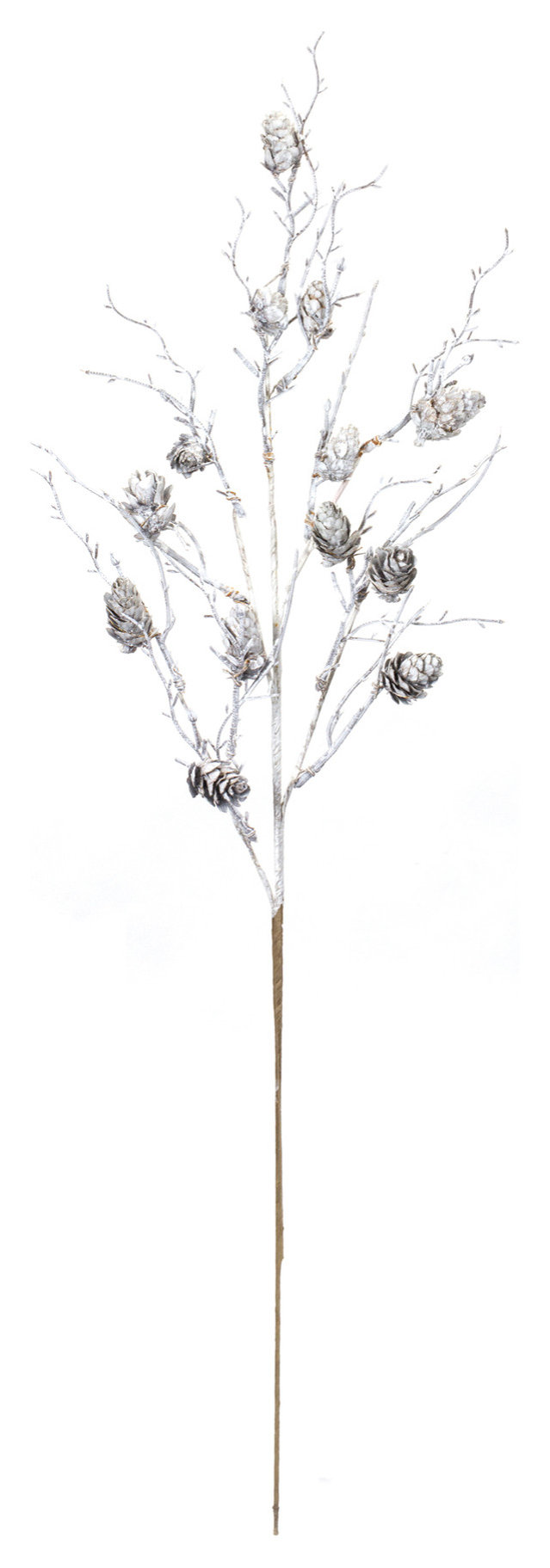 Melrose International Pine Twig and Pinecone Spray (Set of 6)