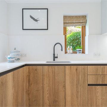 Oak Modern Kitchen & Utility in Lake District