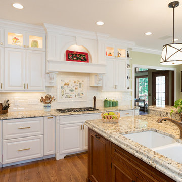 Traditional Cincinnati Kitchen Remodel with Statement Island
