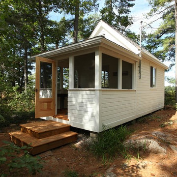Retaining Original Charm-Bunkie Rebuild on Stoney Lake