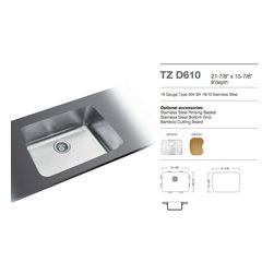 Seamless Undermount Sink - Kitchen Sinks