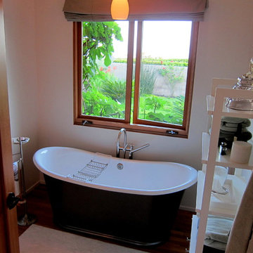 Santa Barbara Contemporary Spa-like Bathroom