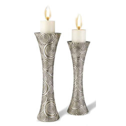 Contemporary Candleholders by Sintechno, Inc.