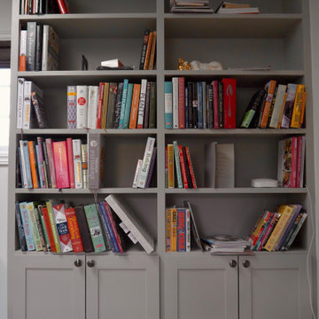 Interior makeover with custom fireplace | Habermehl Contracting Ltd