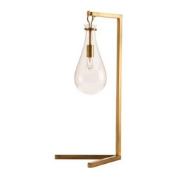 Sabine Brass Desk Lamp | Pulp Home - Desk Lamps