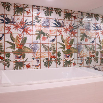 Tropical Master Bathroom Oasis