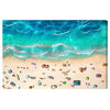 Oliver Gal "A Day At the Beach" Canvas Art, 15"x10"