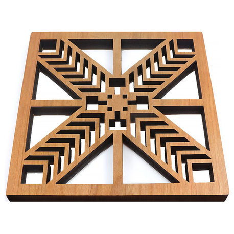 Frank Lloyd Wright Robie Sconce Hardwood Trivet