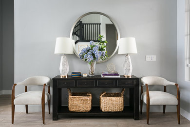 Inspiration for a transitional entryway remodel in Salt Lake City