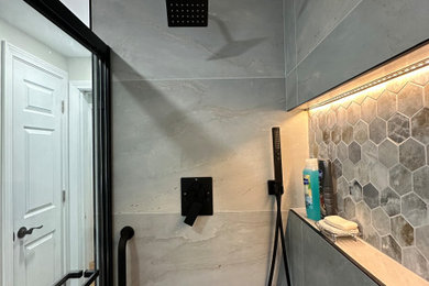 Bathroom - modern bathroom idea in Boston
