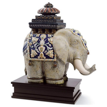 Lladro Siamese Elephant Figurine 01001937