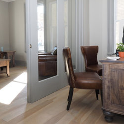 Law Office: Pre-Oiled Engineered Birch in Stone - Engineered Wood Flooring