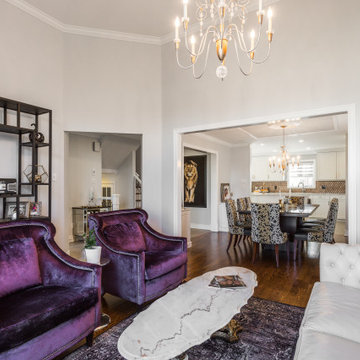 LIVING & DINING in Ile Bizard get a major Design & Renovation