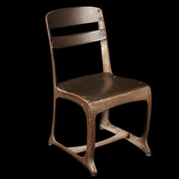 Wood and Metal Classroom Chairs - Dining Chairs