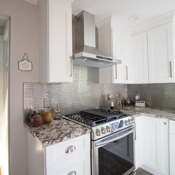 Cast Iron Range and Stainless Steel Oven / Hood