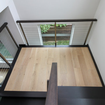 Project #70 | Open-Riser Staircase with Cable Railing