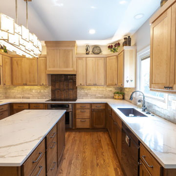 Olathe Kitchen Remodel with Powder Bath + Laundry Room Transformation