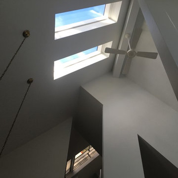 Double Skylight on High Ceiling