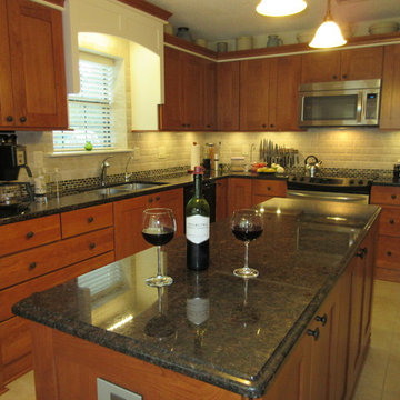 Lowes_Woo Schuler Cherry in Pecan Finish accented with White Chocolate