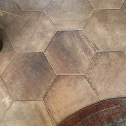 Warm & Inviting Bathroom Renovation - Flooring