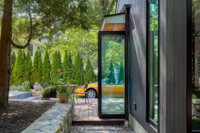 Inspiration for a modern exterior home remodel in Boston