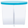Ally Acrylic Accent Table, Turquoise