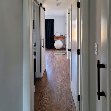 Hall circulation leading to new Master Suite Addition