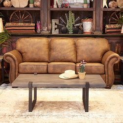 Silverado Soar Leather Sofa - Sofas