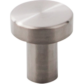 Knob 3/4", Brushed Stainless Steel