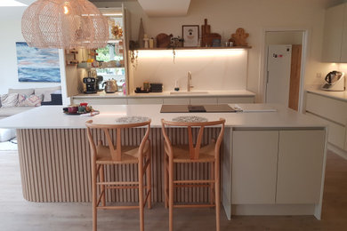 Design ideas for a medium sized modern kitchen in Dorset.